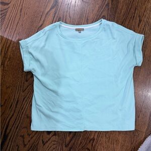 Lilla P Light Blue Short Sleeve Tee